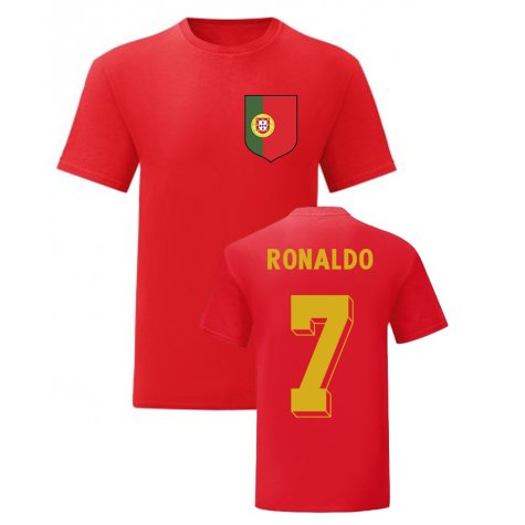 Cristiano Ronaldo Portugal National Hero Tee (Red)