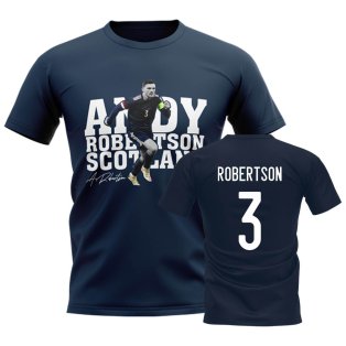 Andy Robertson Scotland Player Tee (Navy)