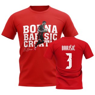 Borna Barisic Croatia Player Tee (Red)