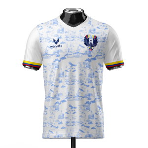 Ecuador DNA White Concept Football Jersey (Wolvate) Adult Short Sleeve