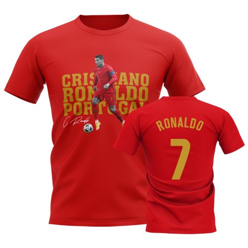 Cristiano Ronaldo Portugal Player Tee (Red)