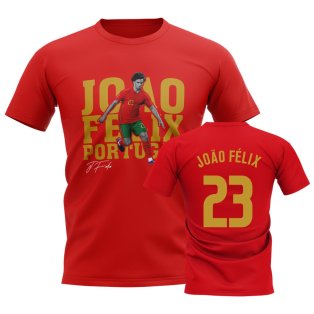 Joao Felix Portugal Player Tee (Red)