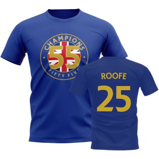 Kemar Roofe 55 Times Champions T-Shirt (Blue)
