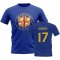 Joe Aribo 55 Times Champions T-Shirt (Blue)