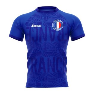 2024-2025 France Concept Home Rugby Shirt Womens