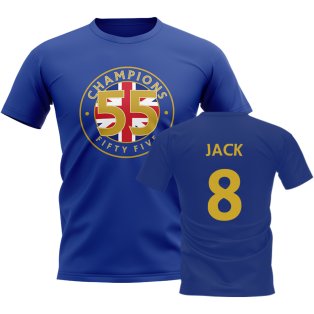 Ryan Jack 55 Times Champions T-Shirt (Blue)