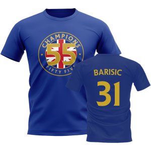Borna Barisic 55 Times Champions T-Shirt (Blue)