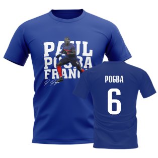 Paul Pogba France Player Tee (Blue)