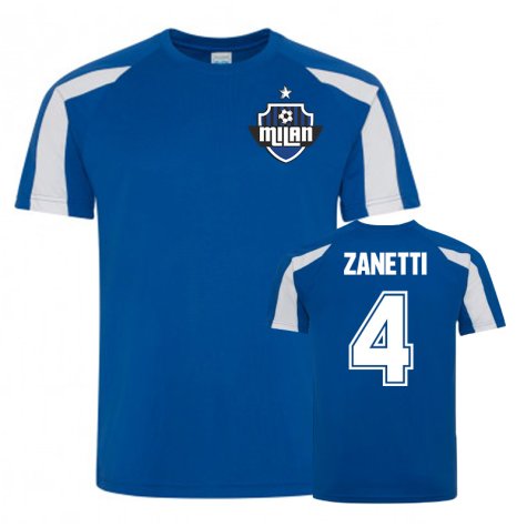 Javier Zanetti Inter Milan Sports Training Jersey (Blue)