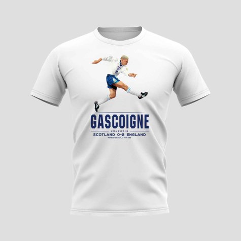 Paul Gascoigne Player T-Shirt (White)