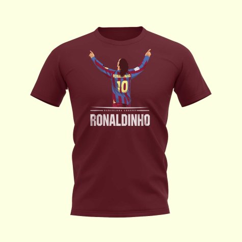 Ronaldinho Player T-Shirt (Maroon)