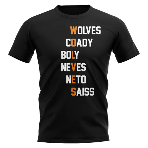 Wolves Team T-Shirt (Black)