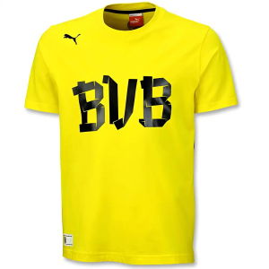 2012-13 Borussia Dortmund Puma Fan T-Shirt (Yellow)