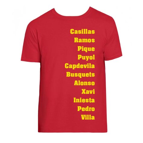 Spain Favourite XI Tee (Red)