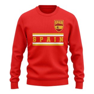 Spain Core Country Sweatshirt (Red)