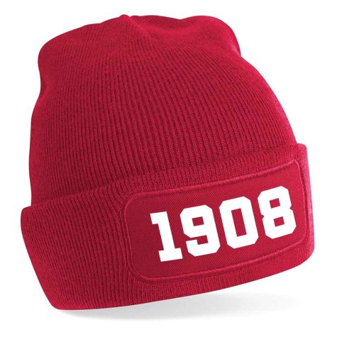 Rotterdam 1908 Football Beanie Hat (Red)