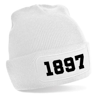 Turin 1897 Football Beanie Hat (White)