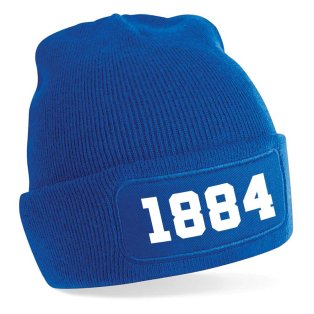 Leicester 1884 Football Beanie Hat (Blue)