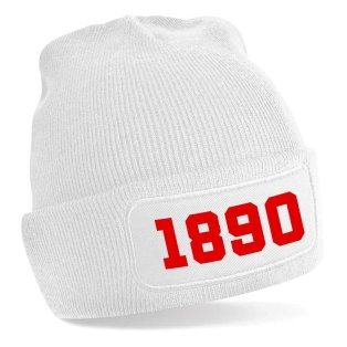 Seville 1890 Football Beanie Hat (White)
