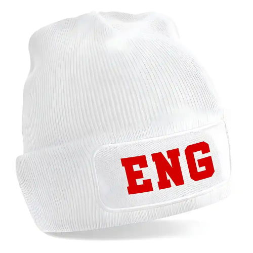 England National Football Beanie (White)