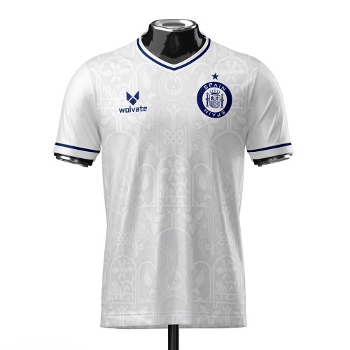 Spain DNA White Concept Football Jersey (Wolvate)