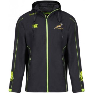 2012-13 Springboks Full Zip Rainjacket (Black)
