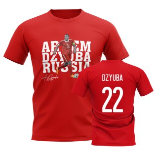 Artem Dzyuba Russia Player Tee (Red)