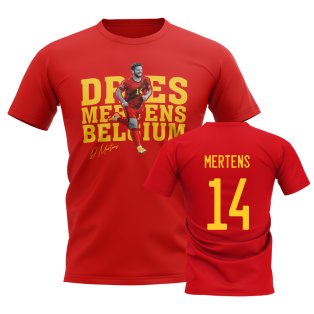 Dries Mertens Belgium Player Tee (Red)