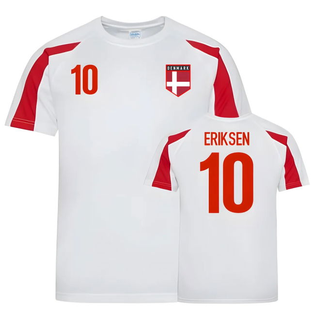 Denmark Sports Training Jersey (Eriksen 10)