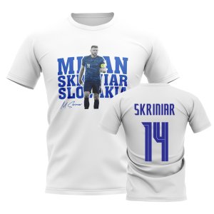 Milan Skriniar Slovakia Player Tee (White)