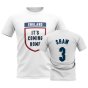 England Its Coming Home T-Shirt (Shaw 3) - White
