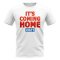 England Footballs Coming Home T-Shirt (White/Red)