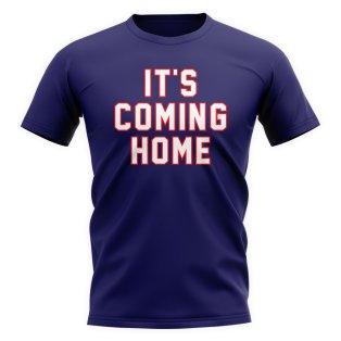 England Footballs Coming Home T-Shirt (Navy)