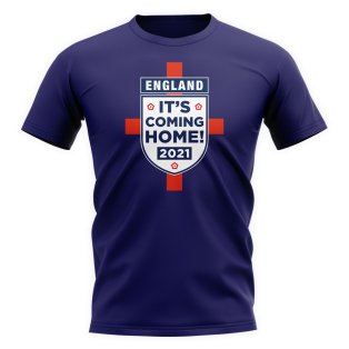England Footballs Coming Home T-Shirt (Crest/Navy)