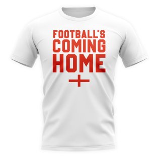 England Footballs Coming Home T-Shirt (Flag/White)