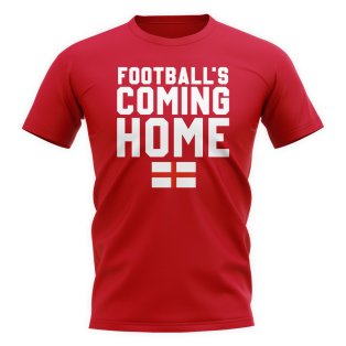 England Footballs Coming Home T-Shirt (Flag/Red)