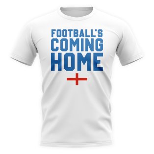 England Footballs Coming Home T-Shirt - Flag/White