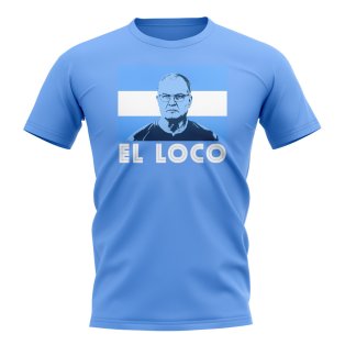 Marcelo Bielsa El Loco T-Shirt (Sky Blue)