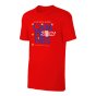 Atletico Madrid CAMPEONES 2021 T-Shirt (Red)