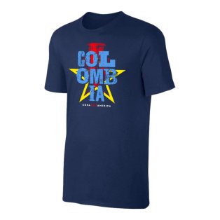 Colombia Qualifiers T-Shirt - Dark Blue