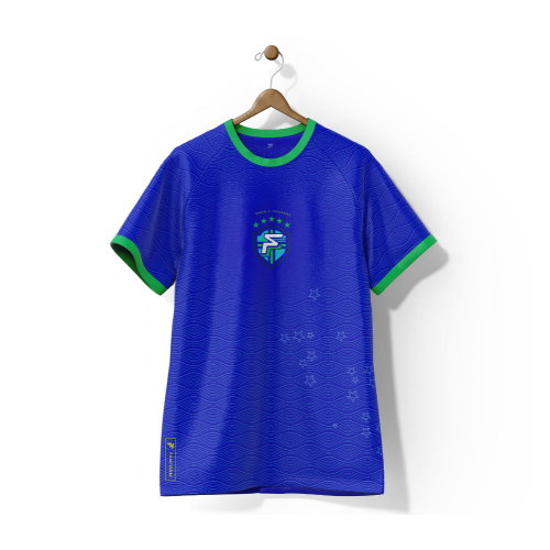 Brazil Selecao Away Supporter Jersey Kids Short Sleeve