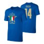 Italy Euro 2020 T-Shirt (Chiesa 14) Blue