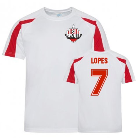 Rony Lopes Sevilla Sports Training Jersey (Red/White)