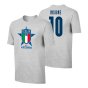 Italy Euro 2020 T-Shirt (Insigne 10) Grey