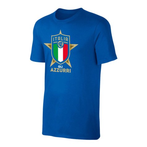 Italy Euro 2020 T-Shirt - Blue