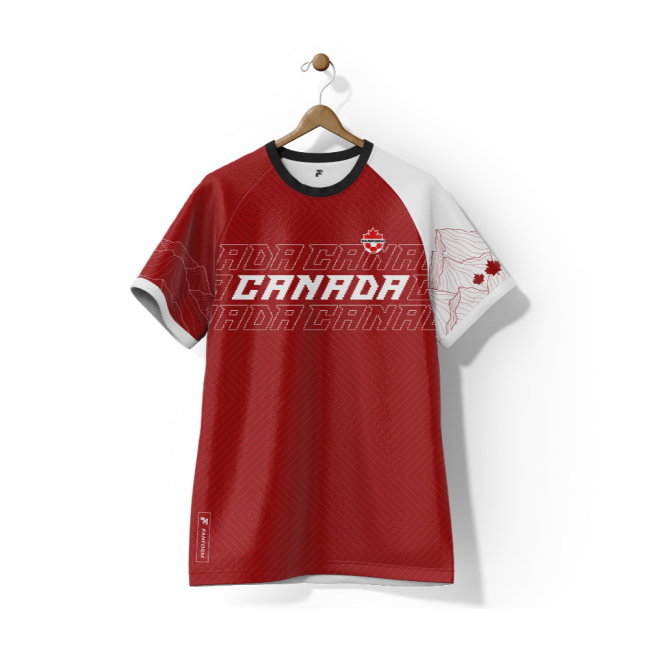 Canada Home Supporter Football Jersey kids Kids Short Sleeve
