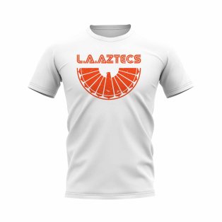 LA Aztecs Vintage Club Badge T-Shirt (White)