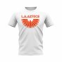 LA Aztecs Vintage Club Badge T-Shirt (White)