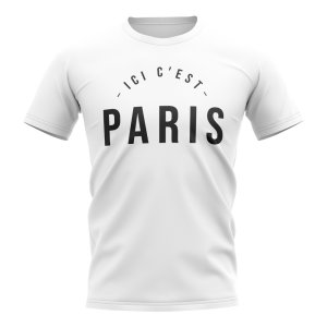 Messi Ici C\'est Paris T-Shirt (White)