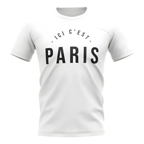 Messi Ici C\'est Paris T-Shirt (White)
